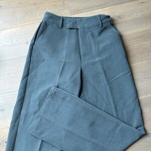 grey wide leg pants/trousers never worn